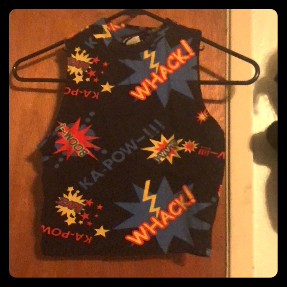 Crop top from wet seal